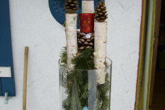 Aussendeko und Lampe